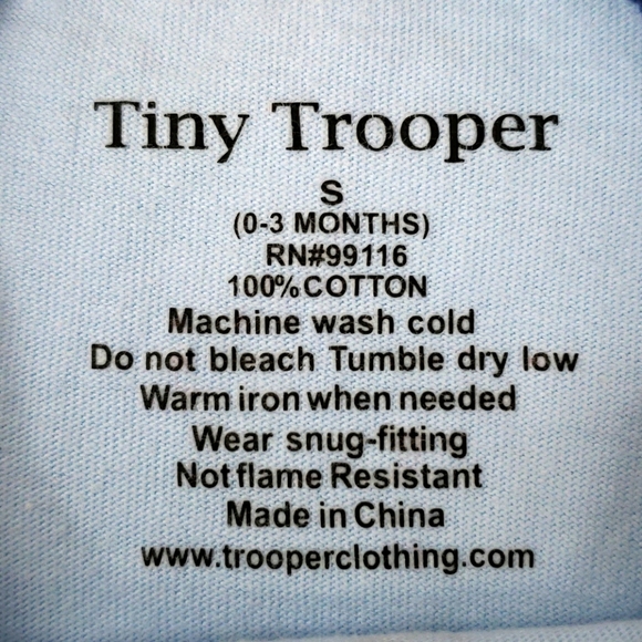 Tiny Trooper US Coast Guard Coastie Onesie - Picture 2 of 2